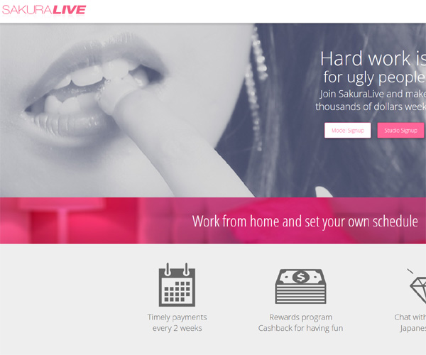 Work from home and set your own schedule.SakuraLiveJOB